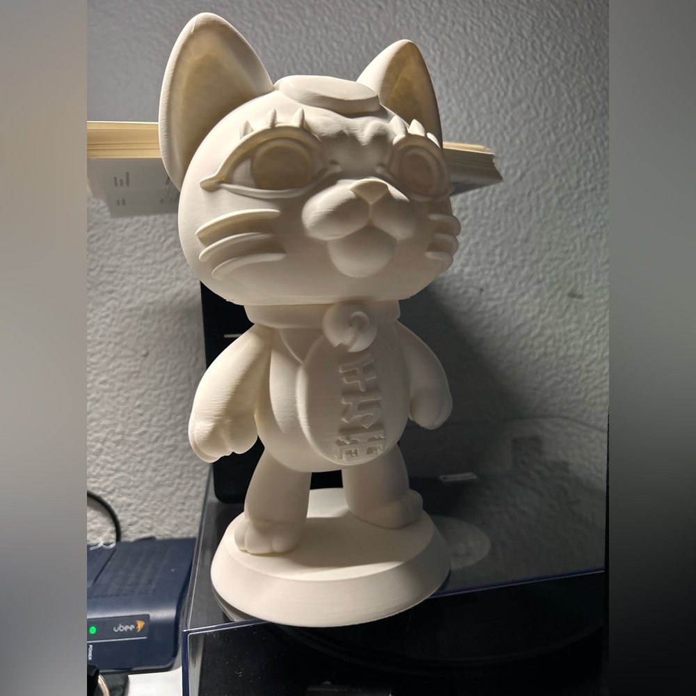 Turbo Granny Cat Piggy Bank